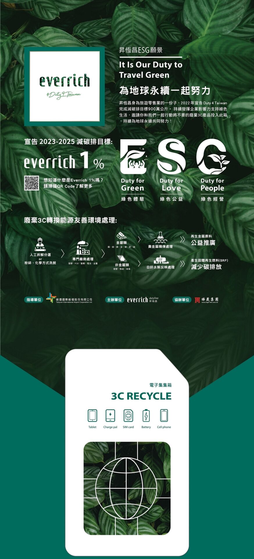 9003c回收箱以sim卡造型為設計發想，結合綠色植物意象，希望帶給旅客環保、綠活的感受