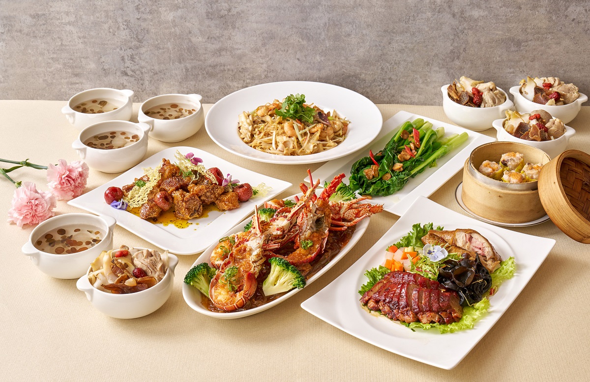 粵亮廣式料理也推出外帶套餐「四人龍蝦合菜」售價4,999一組。(圖 六福旅遊集團提供)
