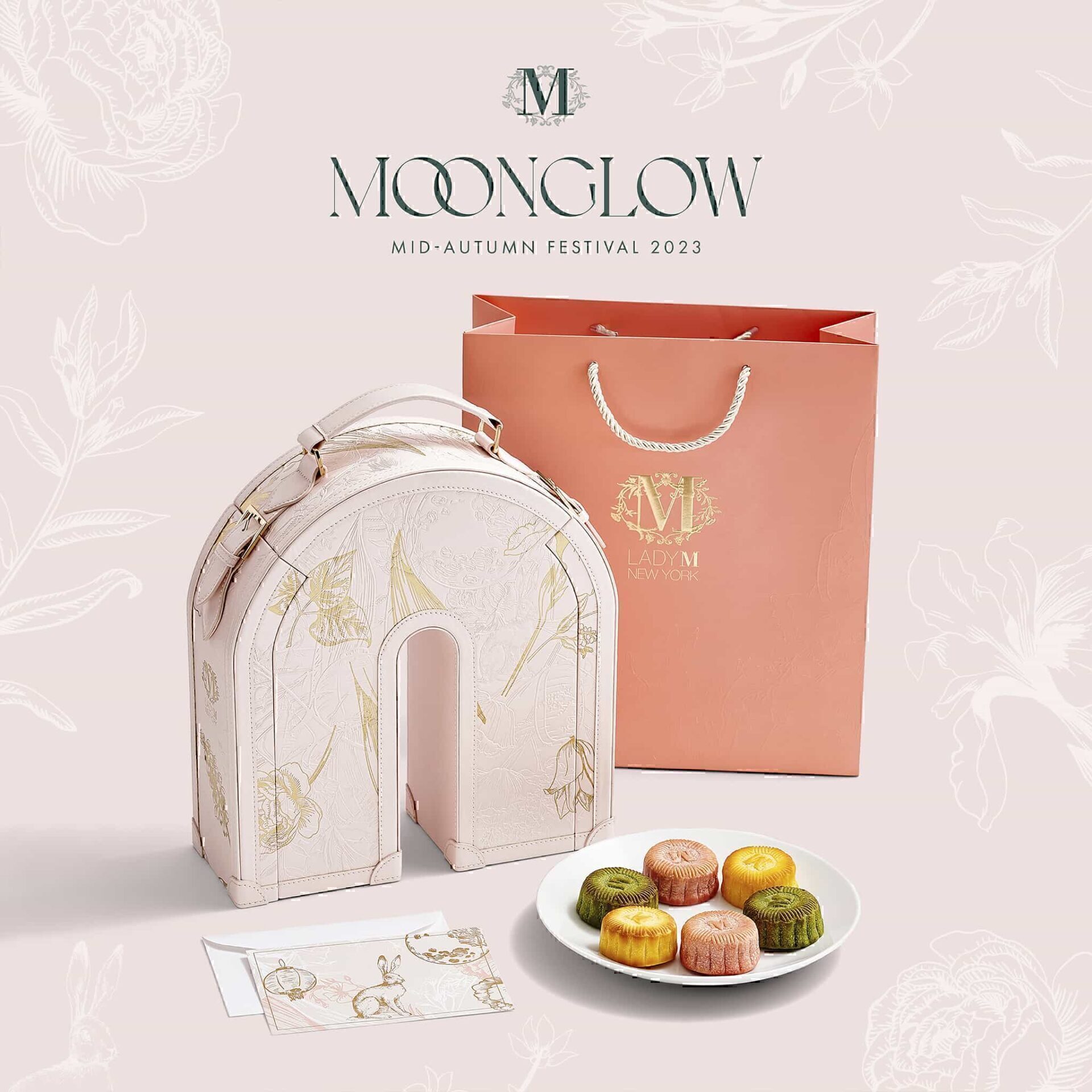 今年中秋lady M推出「moonglow」中秋月餅禮盒，早鳥預購價nt$2480元